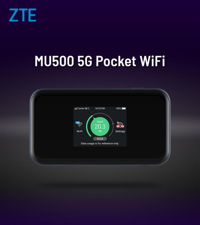 Αρχικό ZTE MU500 ZTE 5G Wi-Fi Pro Router 5G mm & sub 6GHz 4G CAT20 WiFi 6 + LAN Port 0