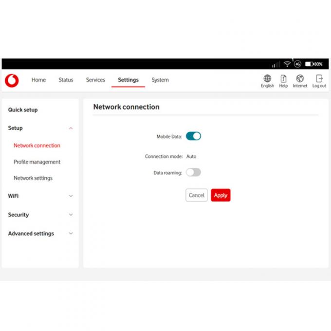 Αρχικό Vodafone R228T Pocket Router 150Mbps 4G LTE Ασύρματο WiFi Φορητό Μόντεμ Μίνι εξωτερικό Hotspot με υποδοχή κάρτας SIM 4