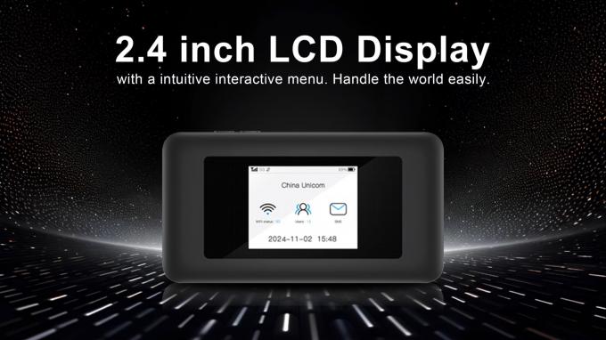 Unlock CAT18 5G MiFis Mobile Hotspots Cellular Wi-Fi Router 5000Mah Battery WiFi6 5G Router With Sim Card Slot 3