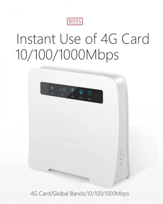 China Factory OEM B593 2.4G/5G Wifi Status Antenna Rohs Mac Date Computer Hotspot 4g Cpe Lte Router Sim Card Router 3