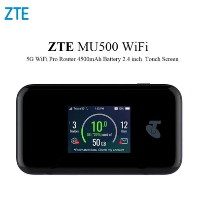 Αγορά Αρχική ZTE MU500 ZTE 5G Wi-Fi Pro 5G mm & sub 6GHz 4G CAT20 WiFi 6 + LAN Port online manufacture