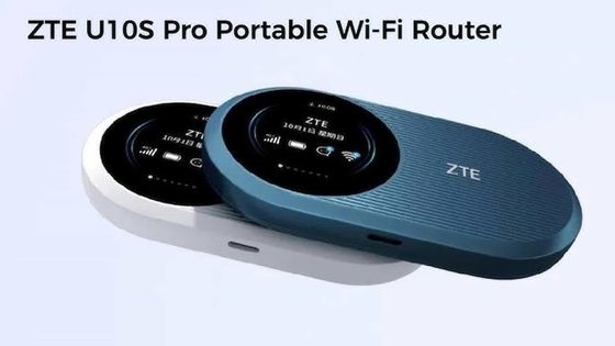 Αγορά Ανεκλείδωτο ZTE U10S Pro φορητό ασύρματο WiFi 229Mbps 4G LTE Router Μίνι εξωτερικό μοντέλο Hotspot με υποδοχή κάρτας SIM 3000mAh online manufacture