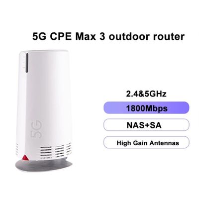 Αγορά 5G CPE Max 3 Outdoor Outdoor Mesh Wireless Unlocked LTE 5G CPE Hotspot Router Wifi 6 Routers online manufacture