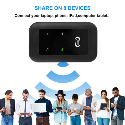 Αγορά Υψηλής ταχύτητας MF800 Hotspots CAT4 ασύρματοι δρομολογητές Σιμ κάρτα Slot φορητό 150mbps Mobile Hotspot 4g Lte GSM Wifi δρομολογητής online manufacture